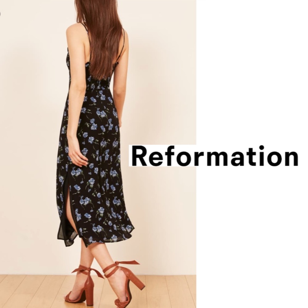 NWT Reformation Cassandra Floral Dress - Picture 5 of 8